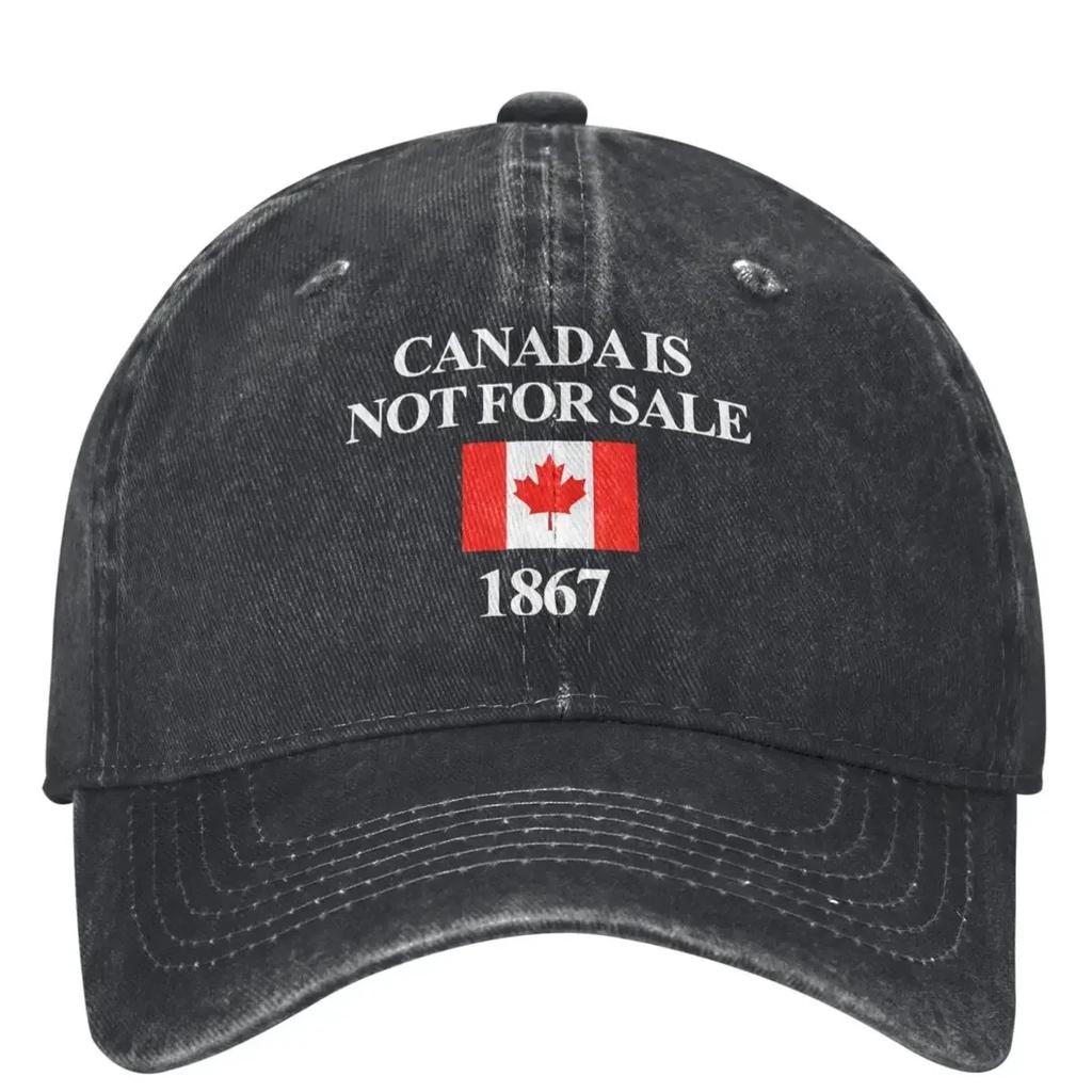 Canada Is Not For Sale Funny Baseball Cap Fitted Retro Couple Women Hip Hop Dad Hats Design Kpop Rock Snapback Cap Gift