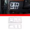 ABS Silver For Toyota Tundra 2014- Interior Modified Car Center Control Decorative Strip Sticker Car Accessories