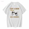 Spara en Trumma Smäll Trummis Rolig Musiker eller Ljudnörd Band T-shirt långärmad vintage Tvättad mode homme Unisex Lätt
