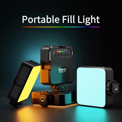 Desiontal iReal X1 Pocket RGB Videoleuchte Videokonferenzlicht LED Fülllicht 3000K-4800K-6500K