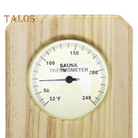 2-in-1-Saunathermometer-Hygrometer für den Innensaunaraum, Holzsauna, Fahrenheit-Temperatur- und Feuchtigkeitsmonitor, Messgerät, Saunazubehör