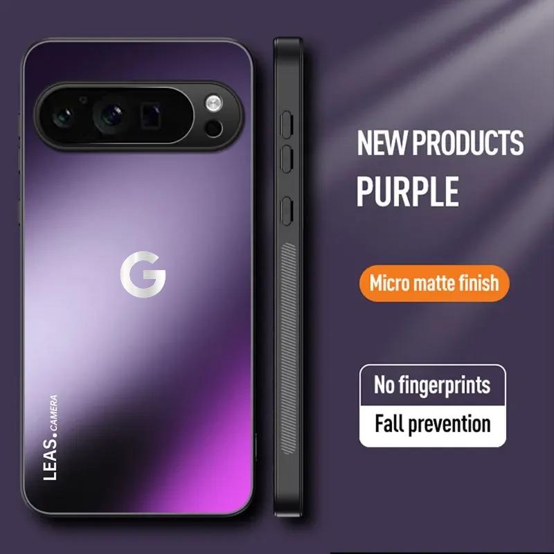 Custodia Lussuosa AG Opaca Anti-impronte Digitali per Google Pixel 10 9 Pro XL 8 7 6 A/Pro Paraurti Antiurto Protegge Copertura Posteriore