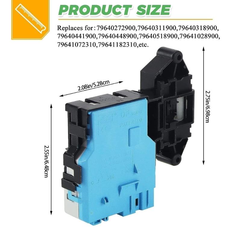 Safety Locking Mechanism Washing Machine Door Switches Replace Easy Installation Guide for Multiple Models EBF49827801