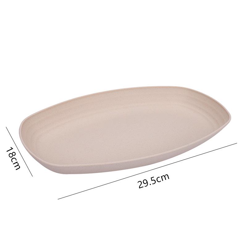 Nordischer Teller aus Weizenstroh: Vielseitig einsetzbar für Obst, Gemüse, Knödel und Salate. Perfekt für den Heim- und Hotelgebrauch. Langlebig und umweltfreundlich.