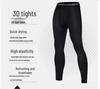 Men's Fleece-Lined Breathable Fitness Set: Warm Base Layer Tights & Long Sleeve Shirt for Running/Basketball