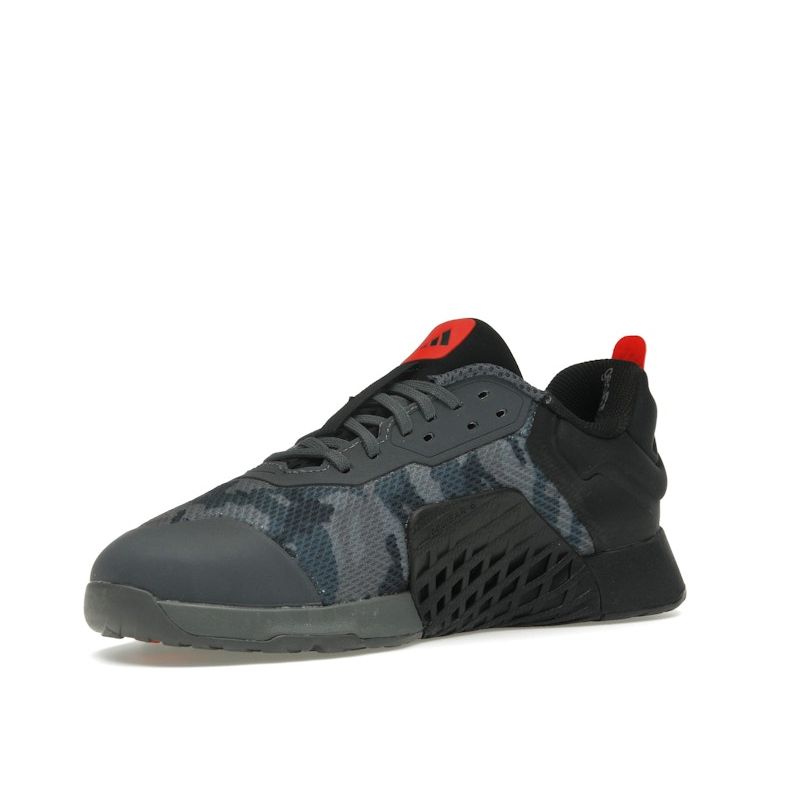 Adidas Dropset 3 GFX Grey Black Camo Unisex Sneakers Grey-Five Core-Black Bright-Red IH8293