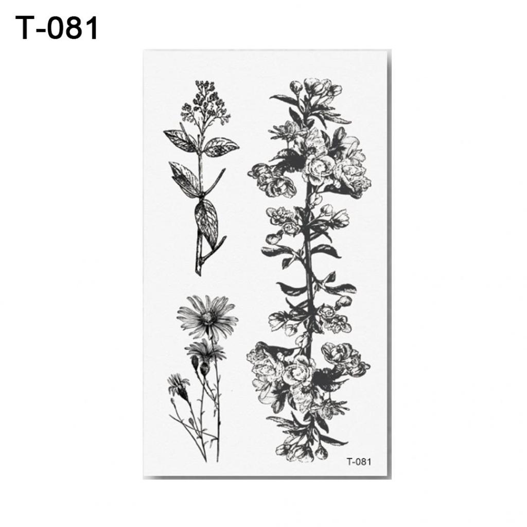 Fashion Unique Flower Animal Waterproof Temporary Tattoo Stickers Body Art Gift