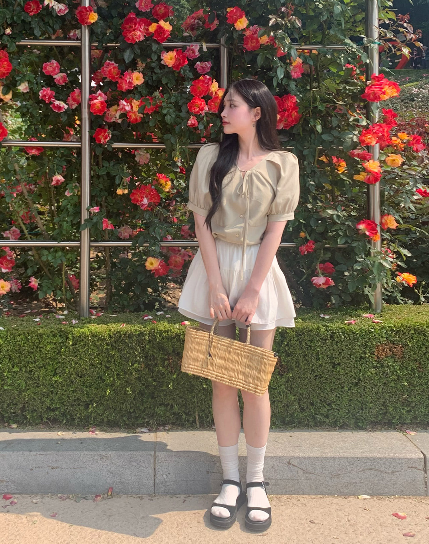 G Mar Heart Blouse Olive Free