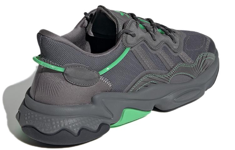 Adidas Originals Ozweego Casual Shoes 'Charcoal Grey Green'