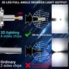 2Pcs 50000LM 4 Sides Canbus H7 Led Car Headlight Bulbs 140W 360 Turbo H11 H1 HB3 9005 HB4 9006 Copper Tube External Drive Auto Headlamp 6500K White