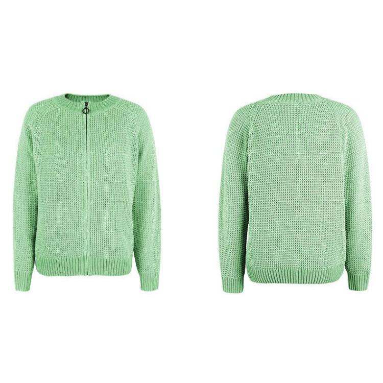 Vintage Hooded Cardigan Sweater Loose Knitwear Solid Color Long Sleeve V Neck Top for Autumn Winter