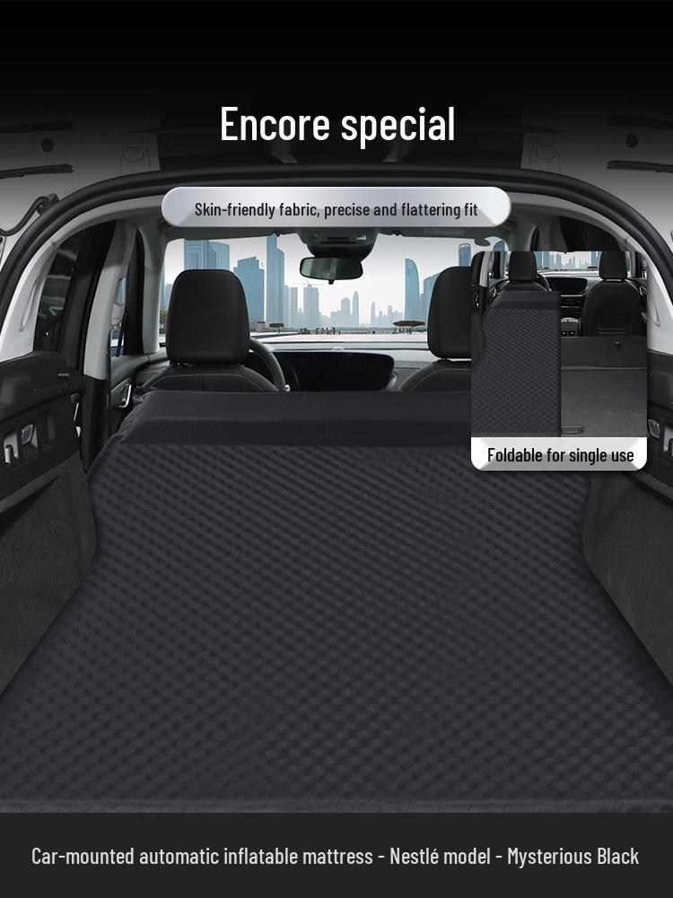 Buick Envision & Enclave SUV Inflatable Trunk Bed - Portable Sleeping Travel Mat with Free Inflation.