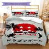 DRAGON BALL Vzorové povlečení, Sada přikrývky Potah na přikrývku Povlak na polštář Domácí dárek k narozeninám (1 * povlak na peřinu + 2 * povlak na polštář, bez jádra)