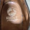 70er-80er? England Vintage Westleys Wildlederschuhe Kreppsohle Olivbraun 39 / 24.5(GEBRAUCHT)