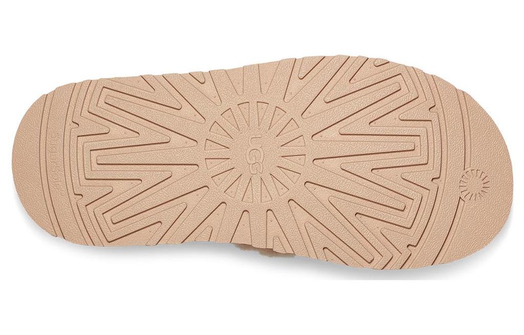 Women's Sandals UGG DISCO Cow Split Leather Stylish Sandal Women's Light Taupe
