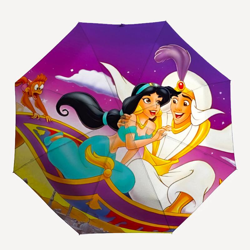 

1pc Aladdin, Jasmine Automatic Umbrella 8-Bone Design Compact Gear for Outdoor Travel,Perfect Gift for Friends Birthdays yy250815086