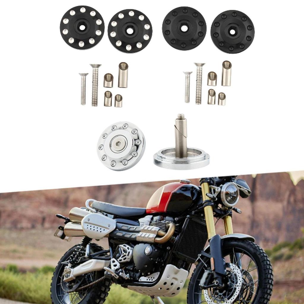 Frame Cap Accessories Frame Hole Cover Caps Plug Decorative for Triumph Street Cup 17-18 Bonneville Bobber 17-24 Attachment