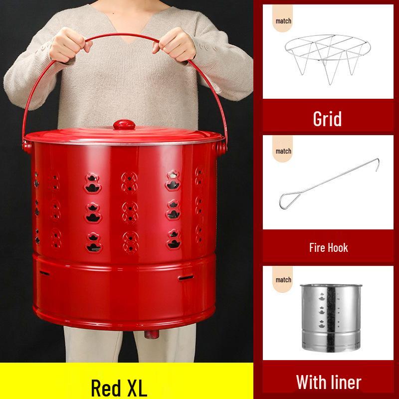 Incinerator Fire Bucket for Burning Paper and Incense