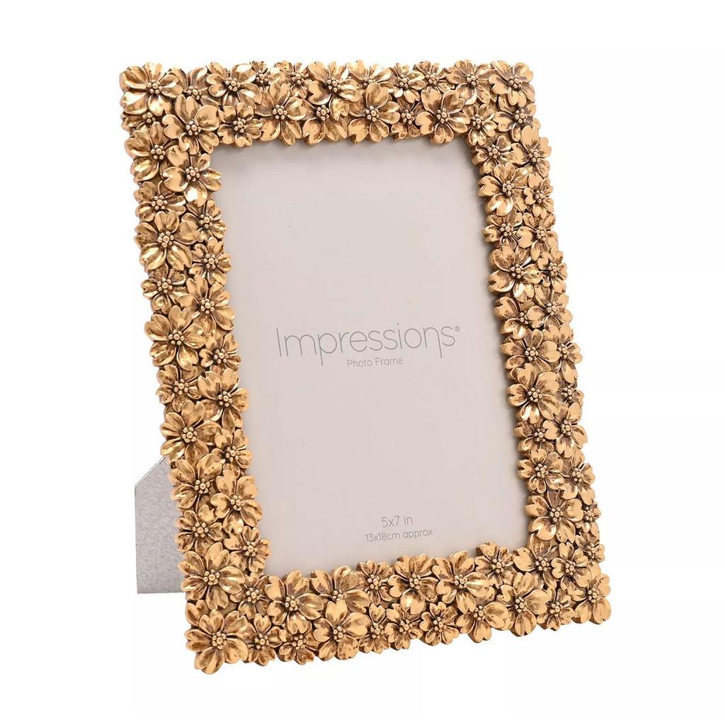Widdop Impressions Resin Flowers Photo Frame