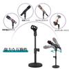 Samcos Microphone Tabletop Microphone Adjustable Height and Tabletop Universal Microphone Clip Convenient Stand, Stand, Angle, Type, Included, Item,