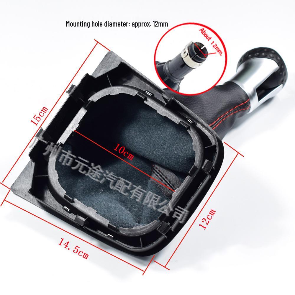 Compatible Gear Shift Knob for Volkswagen Golf 5/6 Jetta MK5/MK6 - Red Line Design