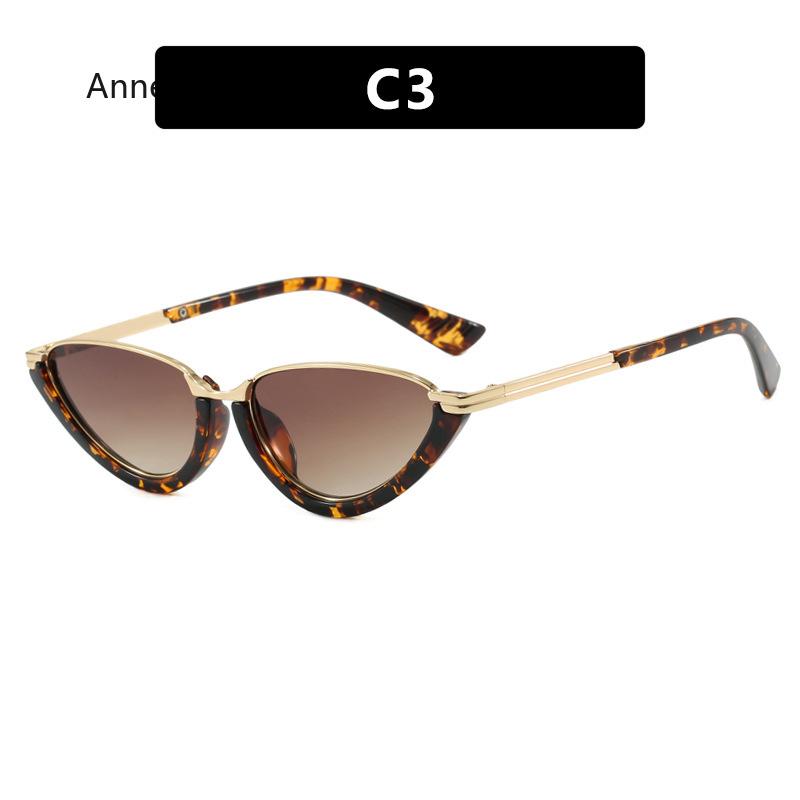 Retro Small Frame Cat Eye Sunglasses Female Vintage  Designer Eyeglasses For Women Shades Eyewear Oculos De Sol