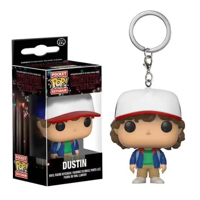 Funko Pop Stranger Figurky Hračky Klíčenka Dustin Klíčenka Demogorgon Řetízek Model Hračka Karneval Dospělí Děti Dárek Hračky