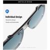 aoron Gradual Change Sunglasses Glasses Colorful Two-color Large Frame Sunglasses Fashion Metal Glasses