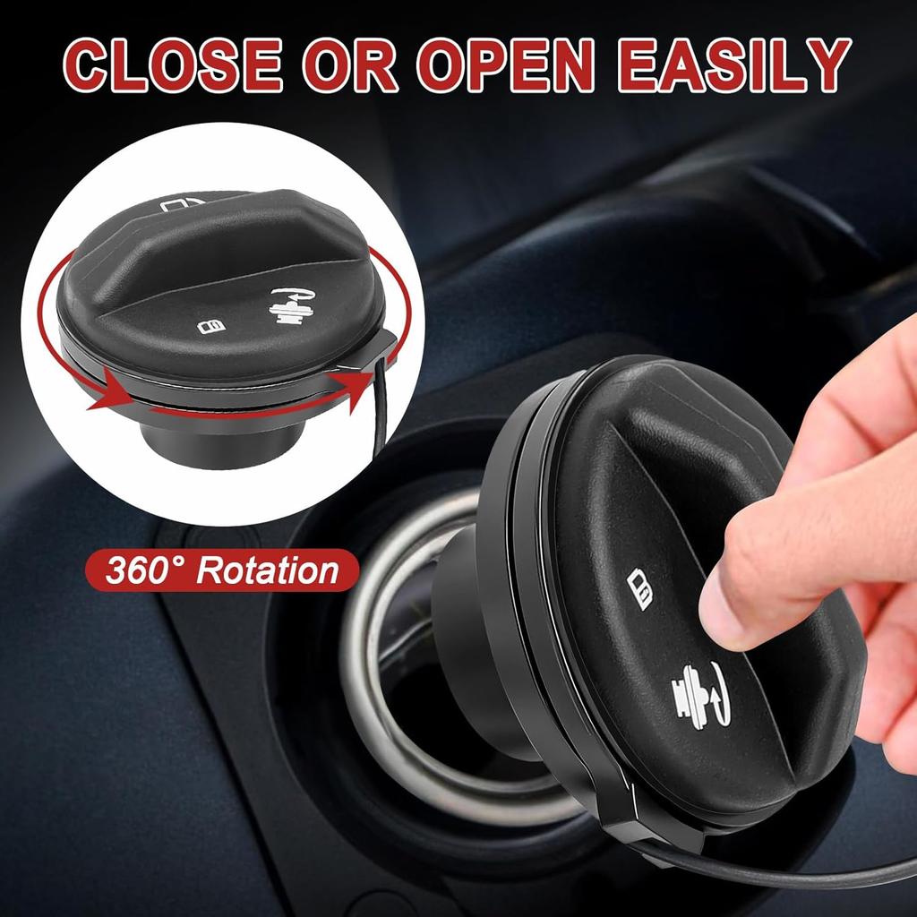 Gas Cap Fuel Cap GT261 for Buick LeSabre Park Avenue Cadillac DeVille Eldorado Chevy Cavalier Blazer Camaro Malibu S10 GMC Jimmy Sonoma Oldsmobile