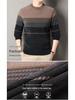 Winter Velvet Chenille Dad-Style Sweater: Warm, Thickened Knitwear for Men