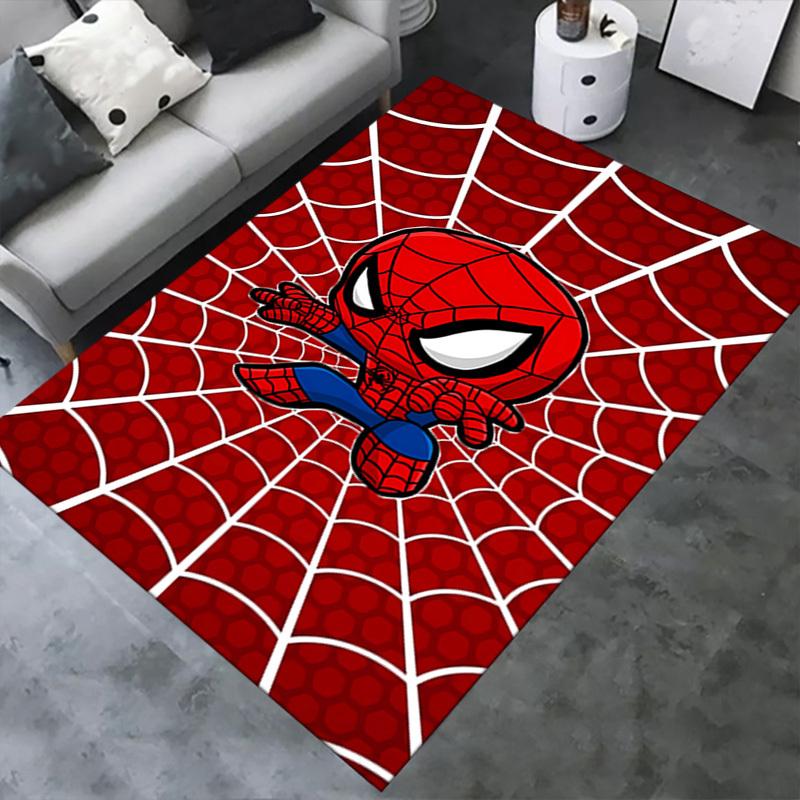 Spider-Man,Web,Hero Office Carpet Soft Polyester Entrance Carpet Washable Non-slip Machine Washable Indoor Carpet Living Room Bedroom Dining