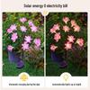 Heixie Solar LED Camellia Flower Stake Light