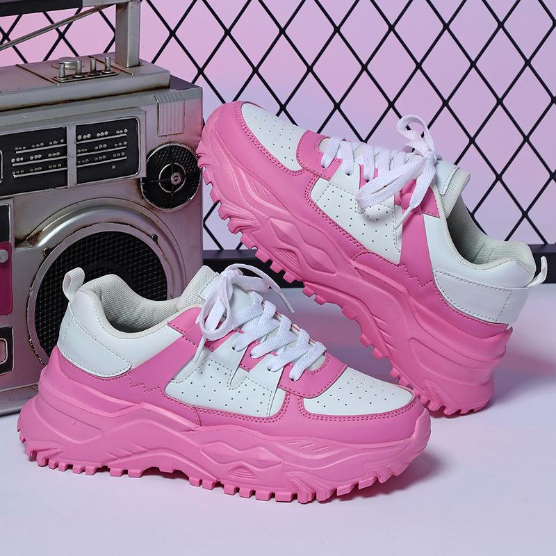 Women Chunky Casual Sneakers Breathable Wedge Platform Trainers Fashion Walking Shoes Size 35-45 Everyday Comfort
