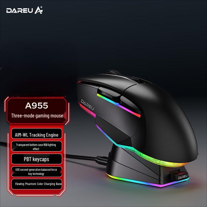 

Dareu A955 Tri-Mode Wireless Gaming Mouse