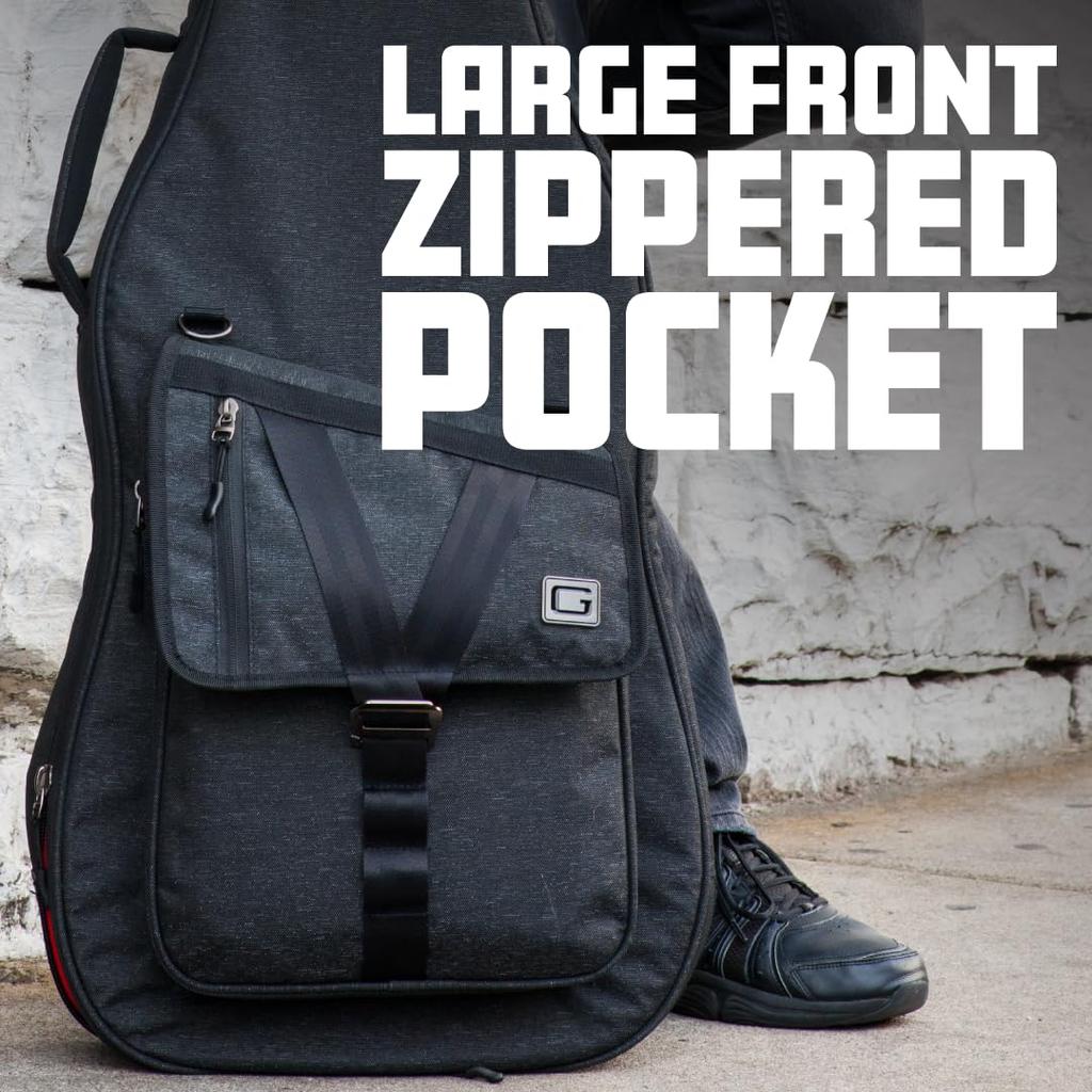 GATOR Gator Electric Guitar Gig Bag Transit Series Charcoal Black GT-ELECTRIC-BLK []
