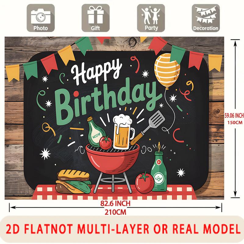 Photography Party Background 1pc - Photo Booth Props