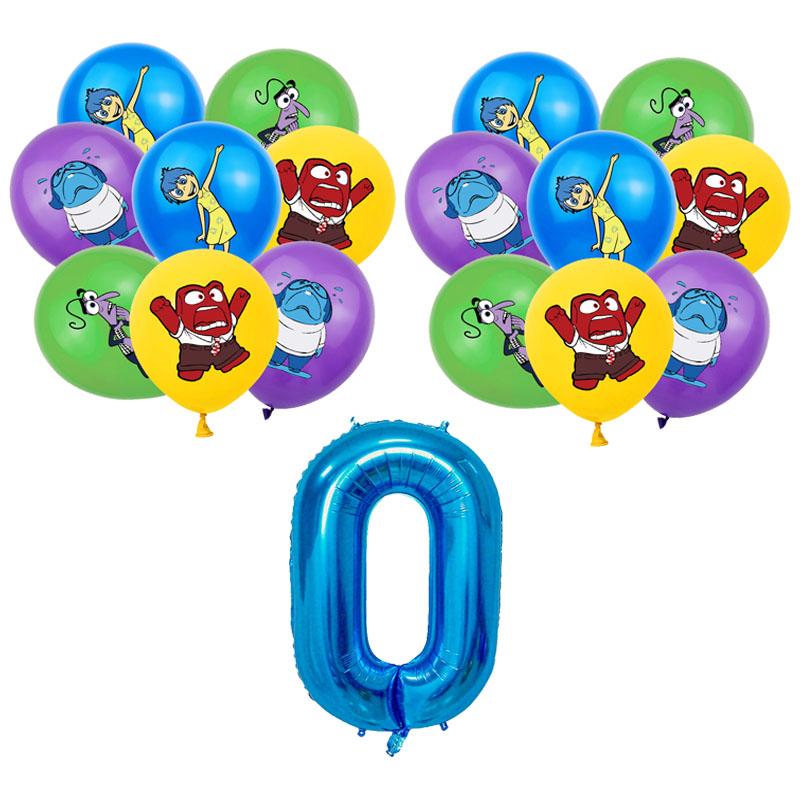 Inside Out 2 Decorațiuni Petrecere de Ziua de Naștere Temă Desen Animat Kit Veselă Baloane Bucurie Tristețe Accesorii Copii Băiat Fată Cadou Jucării