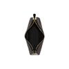 Coach Teri 25 Classic Monogram Zipper Closure Leather And Synthetic Leather Tote Shoulder Crossbody Bag Medium Women Bags Brown Black CA548-IMAA8