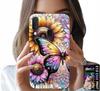 Etui Do Samsung Galaxy A20E - Słonecznik Z Motylkiem, Obudowa + Folia
