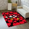 1pc Mickey Pattern Area Rug Soft Flannel Floor Mat for Living Room,Office,Bedroom and Carpet