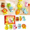 Hand-eye Coordination Cartoon Animal Doll Multicolor Doll Sewing Material Kit DIY Sewing Toy  Toy
