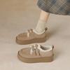 Women's Shoes Trend Height Increasing Velvet Loafers for Women Winter Platform Shoes Women's Winter Warm Cotton Shoes Woman