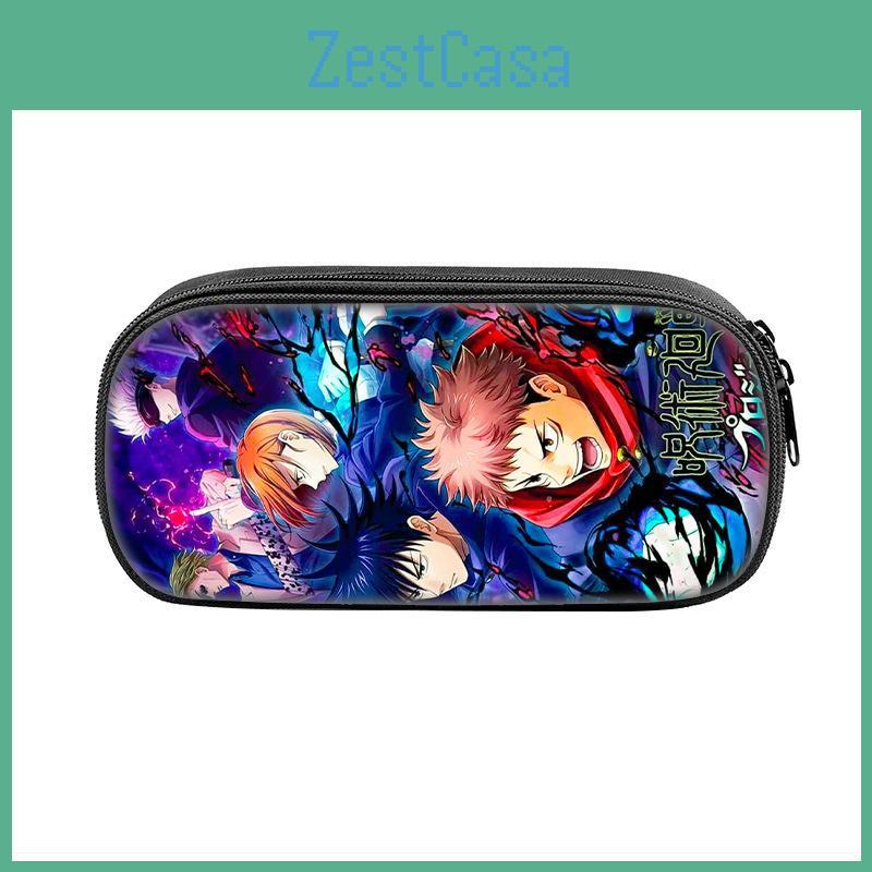 Jujutsu Kaisen Anime Charakter Druck Student Einzelne Schicht Schreibwaren Aufbewahrungstasche Für Schul- Und Bürogebrauch