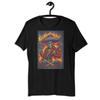 Mexican Skeleton Mariachi Fire Guns Roses Chicano Graphic T-Shirt