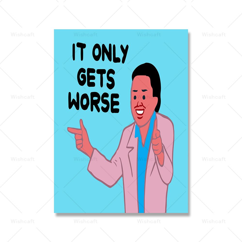 Joan Cornella Cytaty Jesteś Żartem Plakat Pop Art Obrazy Ścienne Pokój Dziecięcy Dekoracja Domu Śmieszne Obrazy Humorystyczne Malarstwo na Płótnie