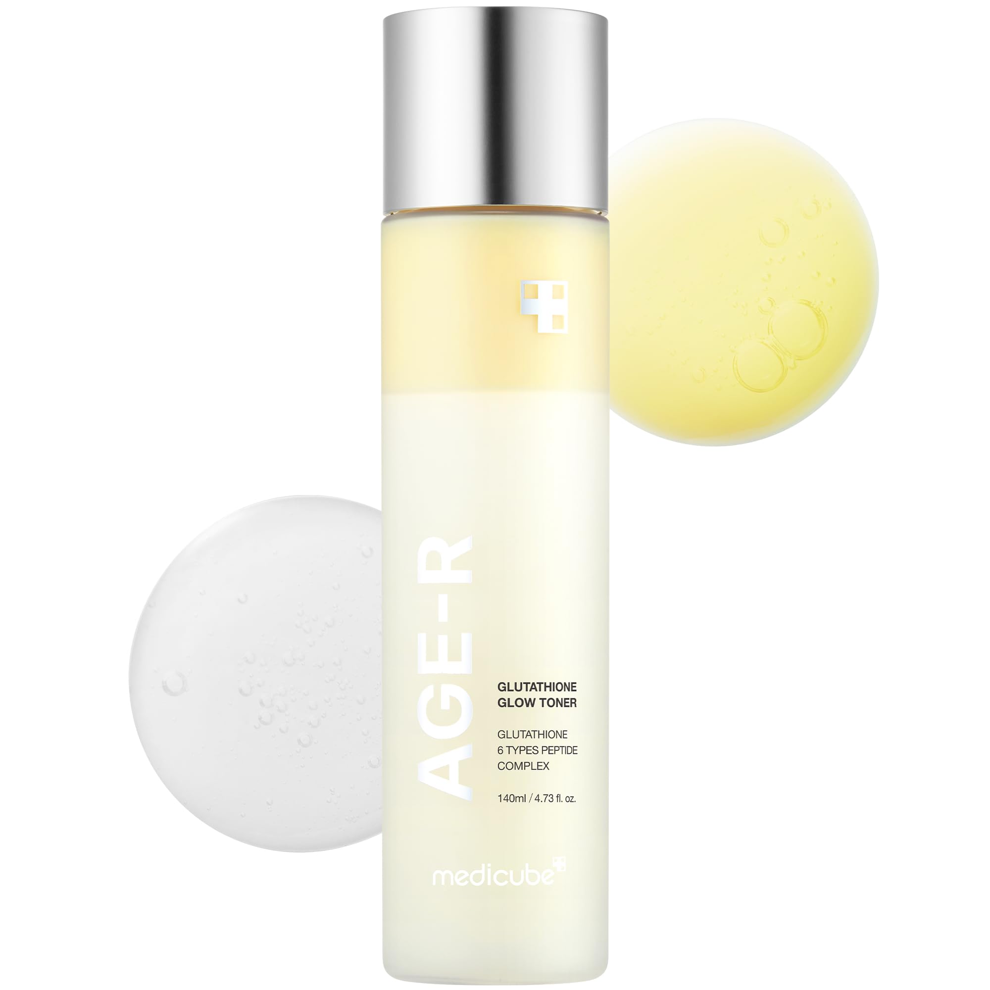 

Medicube Glutathione Glow Тонер 140мл Лосьон новой сенсации для сухой кожи Высокая чистота Пигментные пятна Тонизирование Ширатама Красивая кожа Уход за кожей Сыворотка Корейский