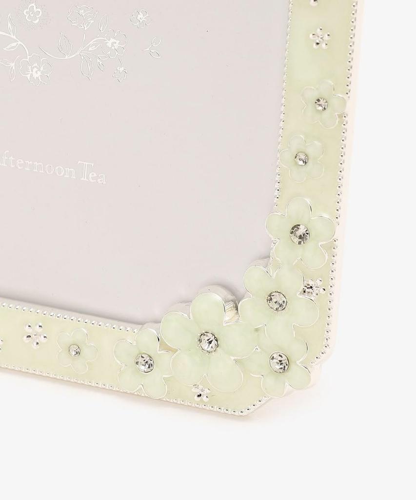 Tea AfternoonTea LIVING Photo Frame JC13 Flower Decoration Photo Frame Green [Afternoon Living]