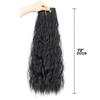 6-Piece Curly Clip-in Hair Extensions Set - Water Wave Volume Boost with 16 Clips