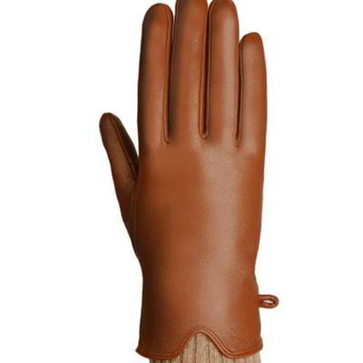 SARTOR Helen Damen Touch-Lederhandschuhe Kamel
