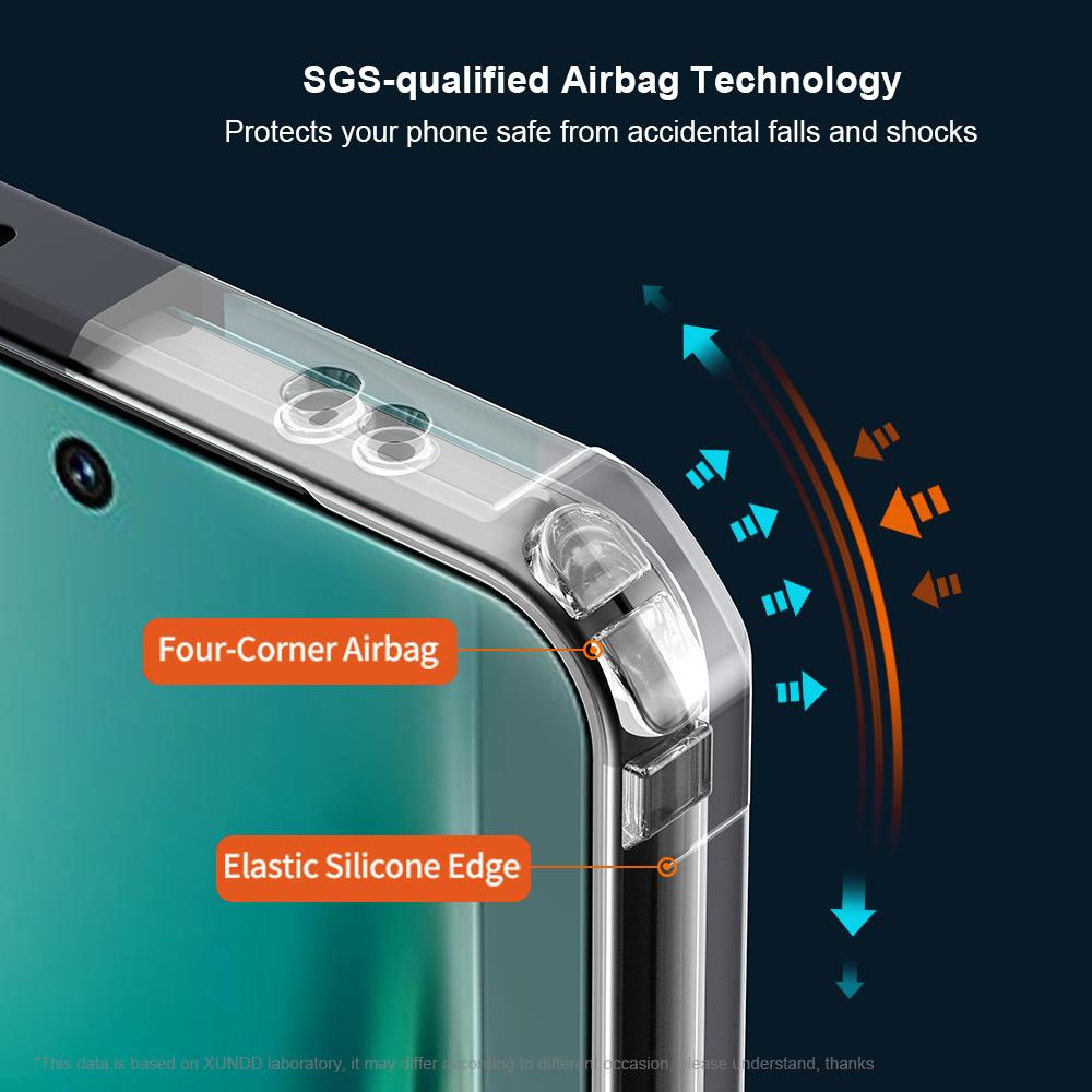 XUNDD Für TECNO Camon 40 Premier 5G Hülle Sturzsicher TPU+Acryl Klarer Rücken Handyhülle